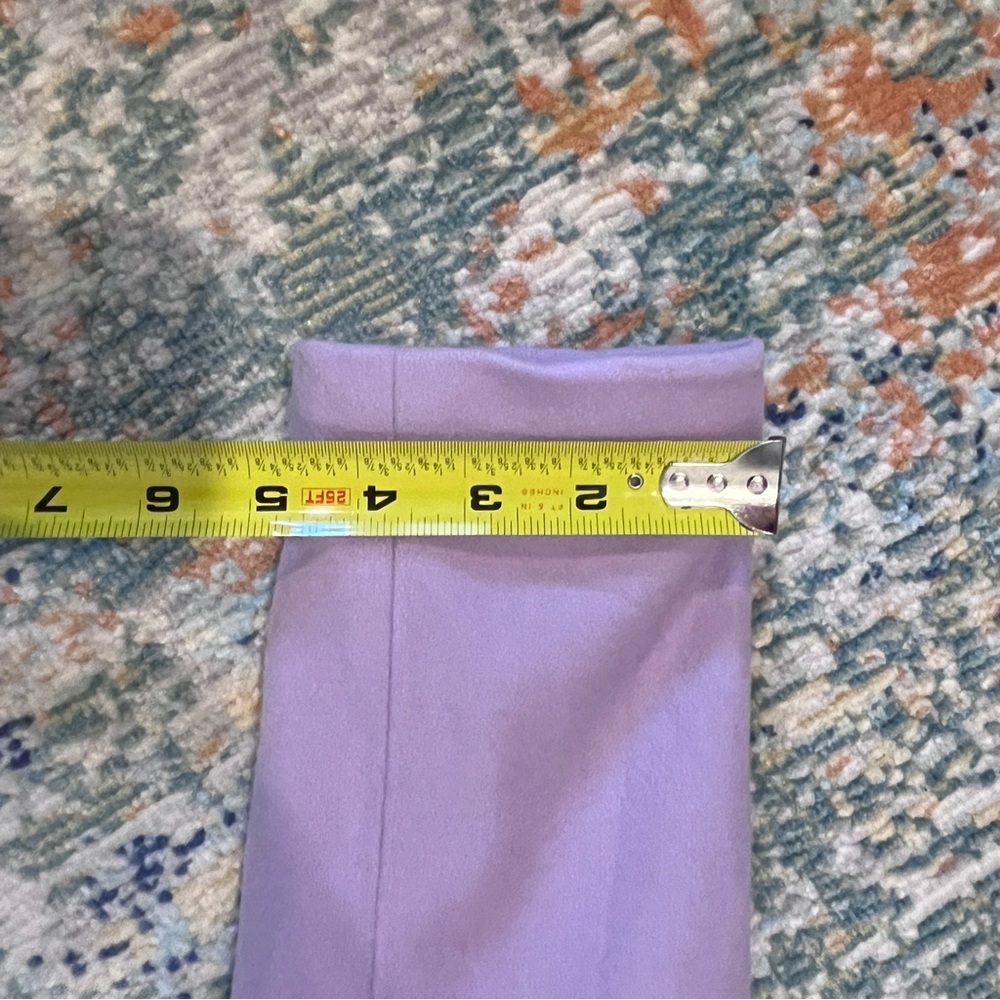 Talbots Wool Lavender Scalloped Classic Women's Old Money Jacket - Picture 7 of 15